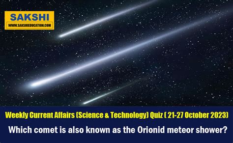 Science Technology Weekly Current Affairs Quiz Pdf October