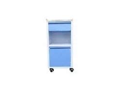 Blue And White Hospital Bed Side Locker Powder Coated At Rs 2500 In