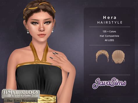 The Sims Resource Simythology Hera Hairstyle