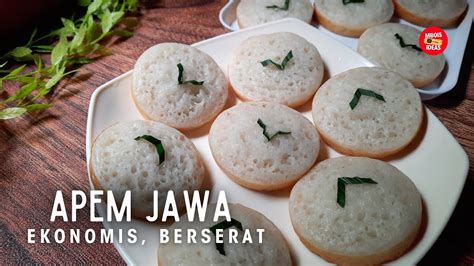 Kue Apem Tepung Beras Anti Gagal Ekonomis Lembut Dan Berserat Youtube