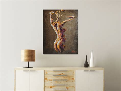 Painting Bather Nude Girl Naked Woman Oil Painting Viktoria Lapteva Artfinder