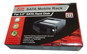 Сменный бокс для HDD AgeStar SMRP SATA II SATA пластик черный 3.5 ...
