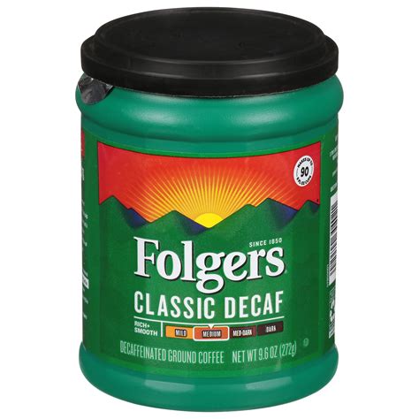 Folgers Classic Decaf Medium Roast Ground Coffee Shop Coffee At H E B