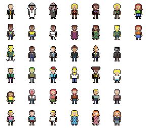 Pixel Characters 32*32px | OpenGameArt.org