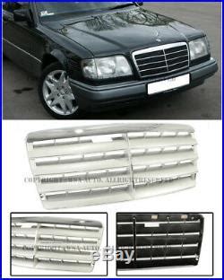 For 94 95 MB W124 E Class Front Bumper Insert Upper Radiator Sport GREY