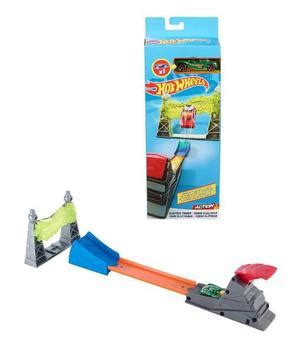 Pista B Sica Hot Wheels Lan Ador E Carrinho Set De Acrobacias Torre El Trica Lets Race Fwm
