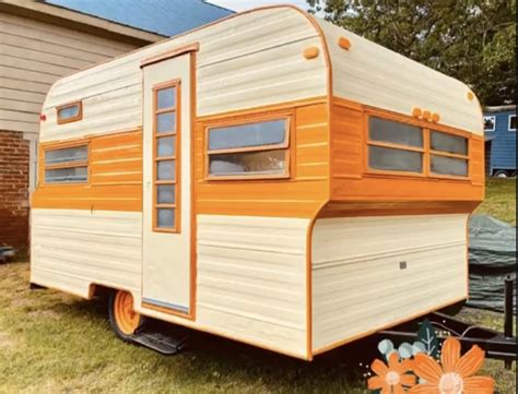 Roost12 Vintage Travel Trailer Tiny House Remodel From Perch & Nest