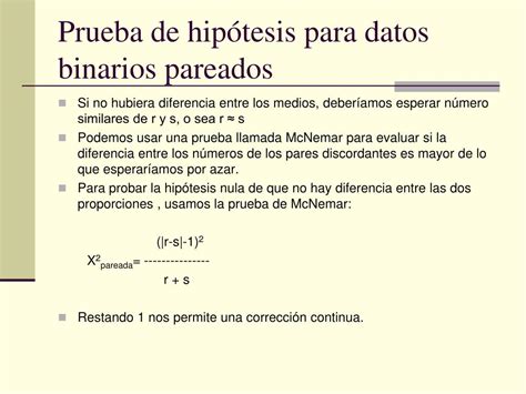 Ppt Curso De Bioestad Stica Parte An Lisis De Datos Binarios