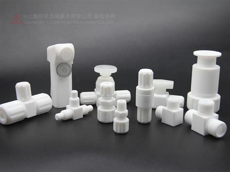 High Purity Pfa Fittings Tubing Valves For Semiconductor Cjan