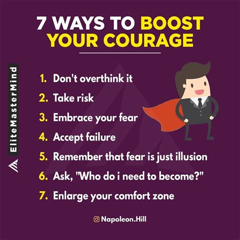 Este Posibil Ca Imaginea Să Conţină Possible Text That Says 7 Ways To Boost Your Courage 1