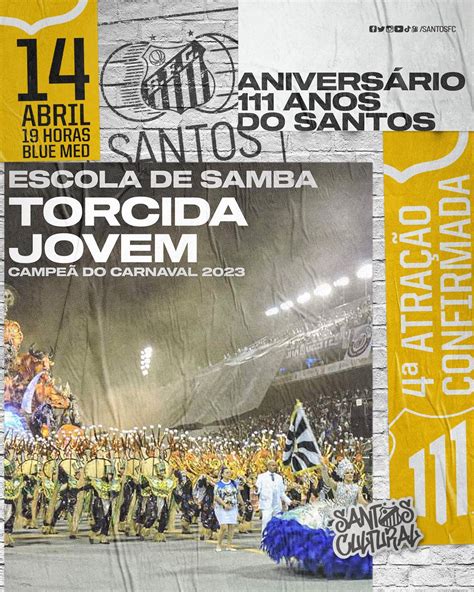 Santos FC On Twitter Mais Uma Novidade Pra Nossa Festa Alvinegra