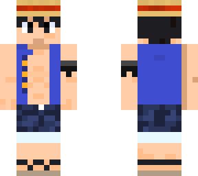 Luffy - sabaody | Minecraft Skin