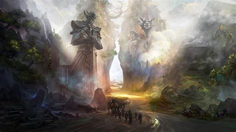 Epic Fantasy Adventure Hd Wallpaper By Zukang Wang