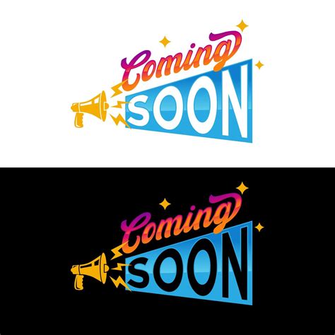 coming  icon template color editable symbol vector sign isolated