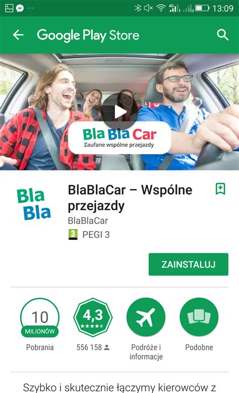 BlaBlaCar pojawia się w Mapach Google To tylko reklama ale może się