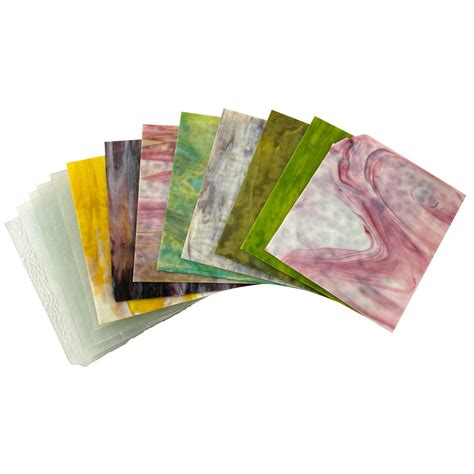 Baker's Dozen Factory Pack Stained Glass Sheets
