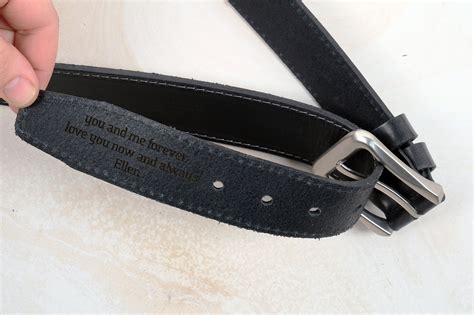 Full Grain Leather Belts Personalized Belt Engraved Etsy