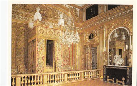 Bf La Chambre Du Roi Chateau De Versailles France Front Back Image