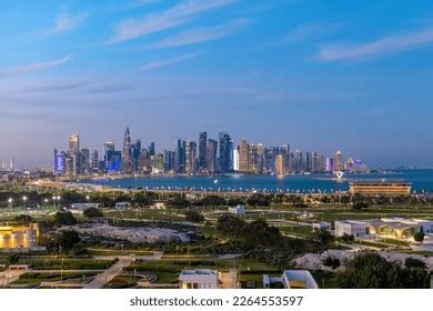 Doha Qatar February 20 2023 Panoramic Stock Photo 2264553597 | Shutterstock