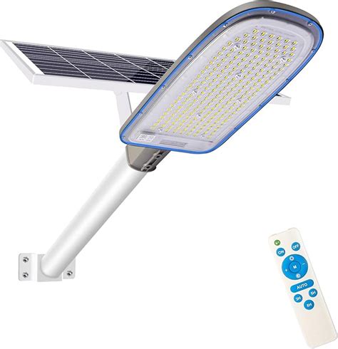 Lampione Solare Led Esterno Con Pannello Solare W Kw M Idealucestore