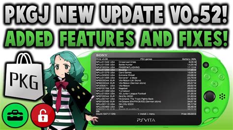 Ps Vita Pkgj Finally Updated V New Features Fixes Youtube