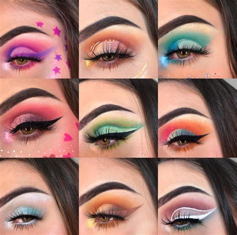 Colorful Eyeshadow Looks Step By Step Warehouse Of Ideas