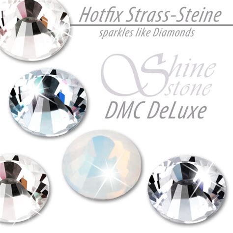 Shinestone Deluxe Hotfix Strass Steine Ss Wei Opal