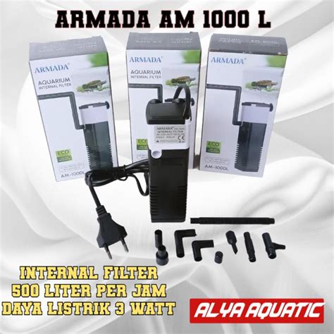 Jual Mesin Pompa Celup Aquarium ARMADA AM 1000 L Filter Aquascape