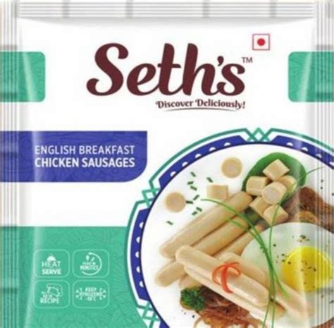 Seth S English Breakfast Chicken Sausages Packaging Size 1 Kg At Rs