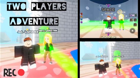 Two Player Adventure Roblox Two Player Obby Youtube