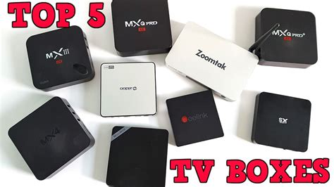 TOP 5 Best TV BOXES to buy in 2016 - YouTube