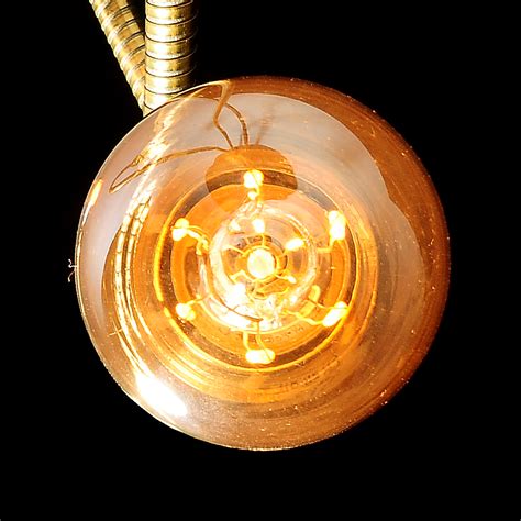 LED E27 Filament Rustika ST58x130mm 230V 400Lm 5 5W AC Gold Dimmbar