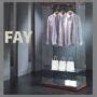 Fay Tower Frameless Revolving Display Cabinet With Top Lights Faux