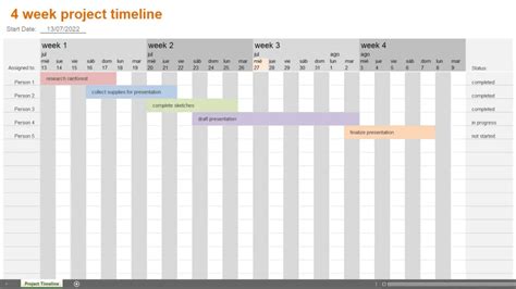 Ms Excel Schedule Template