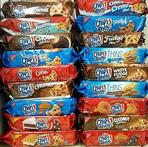 Chips Ahoy Nabisco Chewy Creme Filled Soft Cookies Limited Edition Ebay