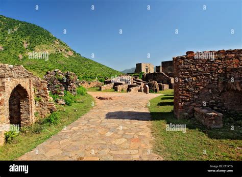 Bhangarh Fort ; Rundh Bhangarh ; Bhangarh ; Rajgarh ; Alwar ; Rajasthan ; India ; Asia Stock ...