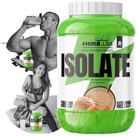 IZOLAT WHEY BIAŁKO WPI iso ISOLATE PROTEIN białka 1800 g ODŻYWKA KARMEL