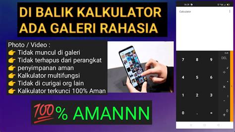 Cara Menyembunyikan Photo Video Rahasia Dari Galeri Dijamin Amann