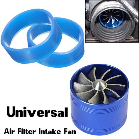 Furulu Car Air Intake Turbonator Single Fan Engine Gas Fuel Saver