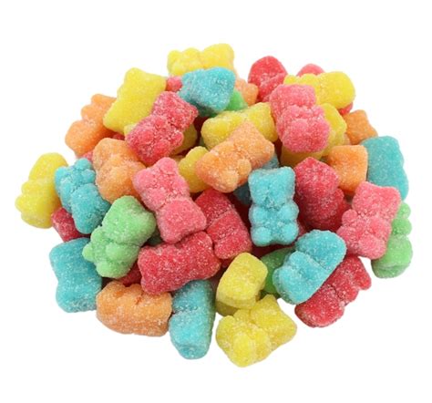 100mg Thc Sour Gummies Neon Bears Smashed Get Well Shroom