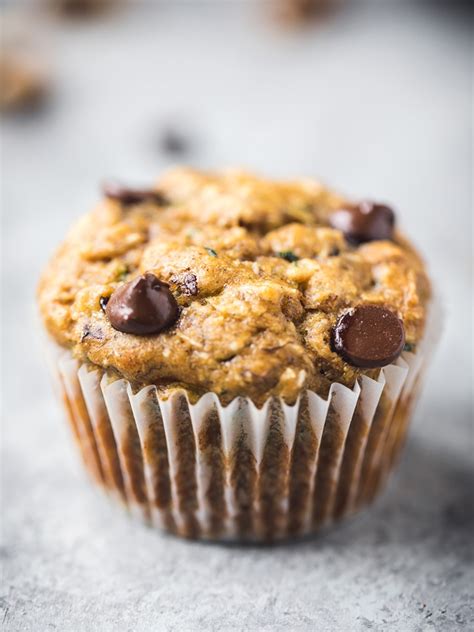 Chunky Monkey Zucchini Banana Muffins Ambitious Kitchen