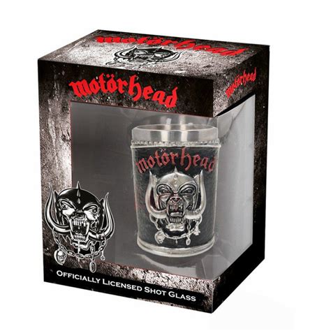 Motorhead Shot Glasses Set Of 2 Nemesis Now B4122m8