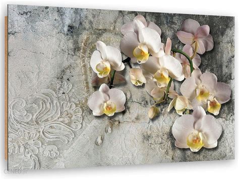 Feeby Emaga Obraz Deco Panel Słoneczne Orchidee Kwiaty 120X80 703541