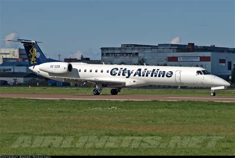 Embraer Erj 145ep Emb 145ep City Airline Aviation Photo 1538734