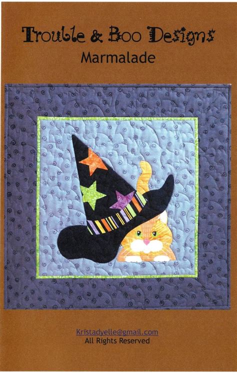 MARMALADE Wall Hanging Pattern By Trouble Boo Designs Etsy Cat