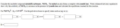 Solved Consider The Insoluble Compound Copper Ii Hydroxide