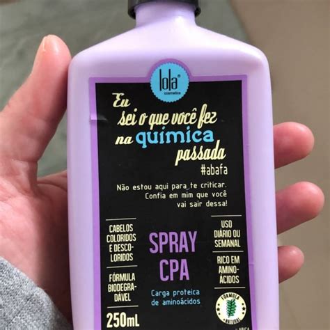 Lola Cosmetics Spray Cpa Eu Sei O Que Voc Fez Na Qu Mica Passada