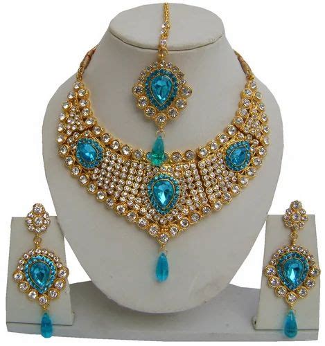 Color Hand Made Jewelry Wedding Necklace Set At Rs 850 Piece S