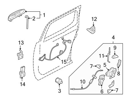 Ford Explorer Sport Trac Door Hinge Upper Lower 6l2z7826810a Roesch Ford Bensenville Il