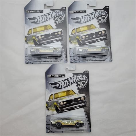 Mattel Other Hot Wheels Zamac 5th Anniversary 68 Plymouth Barracuda Formula S Poshmark